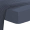 Pizuna 600 Fadenzahl Baumwolle spannbettlaken 170x200-180x200 cm Dunkelblau, 100% Langstapelige Spannbetttuch, Weiche Mako Satin-Webart passt bis zu 40cm Matratzenhöhe (100% Baumwolle bettlaken)