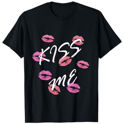 Kiss Me Valentinstag T-Shirt