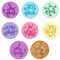 Keksstempel für Babypartys, 3D-Design, Babyparty-Ausstechformen, Stempel für Party, Dekoration, Fondant, Zuckerguss, Cupcake, Kuchen, 6 Stück