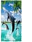 Violetpos Badetuch Hawaii Strand Delfine 70 cm x 140 cm Strandtuch