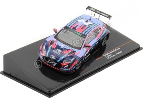 Ixo Collectible Miniature Car, Metal, Blue/Red