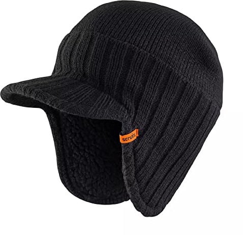 Scruffs Unisex Baby Trade Black Peaked Beanie, Black