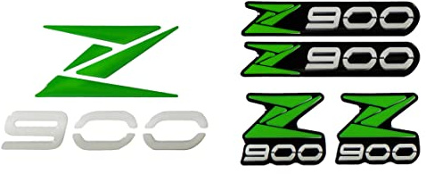 Tankpad Adesivo con logo 3D compatibile con Kawasaki Z900 verde X910122VA
