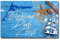 TRIOSK Kühlschrankmagnete Ostsee Magnet Insel Fischland-Darß-Zingst Spruch Souvenir Geschenk Maritim für Reiselustige Frauen Männer Ostseeliebhaber Kühlschrank stark eckig groß 85x55 mm