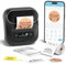 ItriAce M220 Bluetooth Etikettendrucker, Beschriftungsgerät Selbstklebend, Aufkleberdrucker für Bild, Barcode, Adresse, Mailing, Beschriftung, Home, Etikettiergerät für Phone, Android & PC, Schwarz