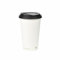 BIOFUTURE Biodegradable Coffee Cups – 50 x 6oz – 16oz (170ml – 450ml) Disposable Paper Cups with Lids – Eco-Friendly and 100% Compostable – Ideal for Tea, Coffee, and Hot Drinks (White, 16oz)