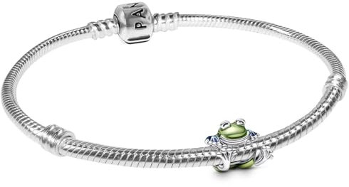 PANDORA Damenarmband Silber Kletternder Frosch Geschenkset Armschmuck mit Charm für Frauen, 68290-20 20 cm