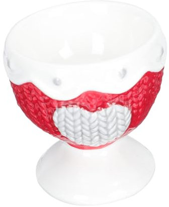 PHENOFICE Patterned Egg Tray Egg Coddler Mini Storage Container Creative Cup Shape