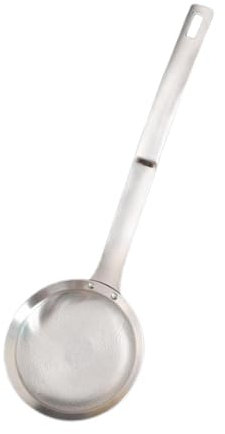 Espumadera de metal, cuchara de servir con | Cuchara de espuma de acero inoxidable de grado alimenticio | Cuchara de cocina, utensilios de cocina, cucharón de sopa para cenas de buffet, restaurantes,