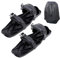 Kurzer Ski, Schneeschuhe für Herren, Snowblades, kompaktes Skizubehör, multifunktionale verstellbare Skiwerkzeuge, rutschfeste Schnee-Füße, leicht, für