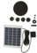 POPETPOP 1 Satz Brunnen im Freien kleine Springbrunnenpumpe Aquariumdekoration Fisch Aquarium Dekoration Outdoor- solarbrunnen solarbrunnem Poolpumpe Solarteichpumpe Plastik Black
