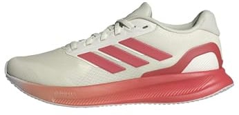 adidas Mujer Runfalcon 5 Running Shoes, Off White/preloved Scarlet/Dash Grey, 42 EU