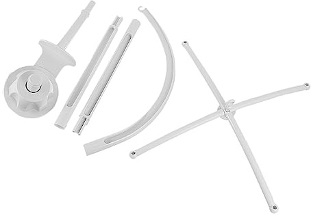 Kisangel 1Satz Babybett Mobile Halterung Verstellbarer Spielzeugständer aus Hochwertigem Kunststoff für Musikboxen und Spielzeuge Einfach zu Montieren Lagern Geeignet für Babyzimmer