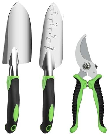 Garden Tool Set, Rustproof Gardening Tool Set - Perfect for Indoor and Outdoor Use | Ideal Gift for Men and Women