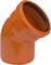 Wavin DN 315 45 Grad PVC Orange Elbow, 1 Stück