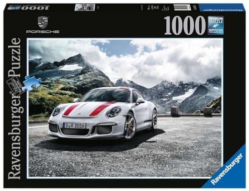Ravensburger 19897 Porsche 19897-Porsche 911R-1000 Teile Puzzle für Erwachsene und Kinder ab 14 Jahren, Black, 1000