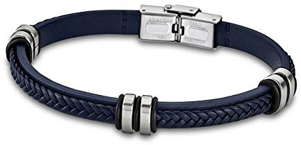 Lotus Style Armband Damen/Herren LS1829-2/5 Leder blau Markenschmuck D1JLS1829-2-5