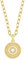 s.Oliver Halskette 925 Sterling Silber Damen Halsschmuck, mit Zirkonia synth., 42+3 cm, Gold, Münze, Kommt in Schmuck Geschenk Box, 2027623