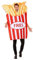 Smiffys French Fries Costume, Red & White All In One, Funny Fancy Dress, Food/Drink Dress Up Costumes