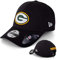 New Era Caps - Baseball Cap Kappe Muetze - Limiterte Designs - MLB NBA NFL - Yankees Lakers Bulls Raiders Chiefs Dodgers Seahawks Sox 49ers (Green Bay Packers Black V2)