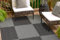 andiamo In- und Outdoor Teppich wetterfest Arizona - Balkon Teppich wasserfest Outdoor-Teppich auch nutzbar als Wohnzimmerteppich oder Küchenteppich Anthrazit 67 x 140 cm