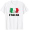 Bandiera italiana vintage - bandiera italiana retrò Ensign Maglietta