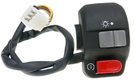2EXTREME Schaltereinheit Lenker rechts Licht, E-Starter kompatibel für Roller, Scooter, Mofa, universal