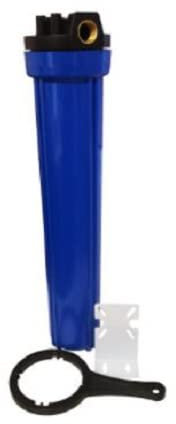 Bellerofonte Porte-gobelet porte-filtre 20 bleu installations osmoses avec clé et support
