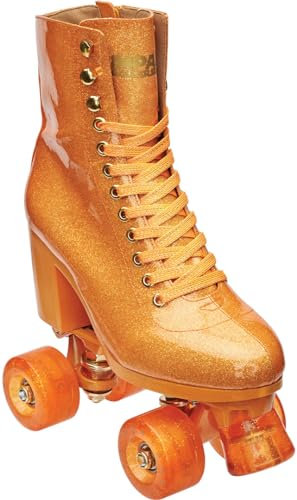 IMPALA MARAWA HIGH Heel Rollschuh Sparkle orange, 41