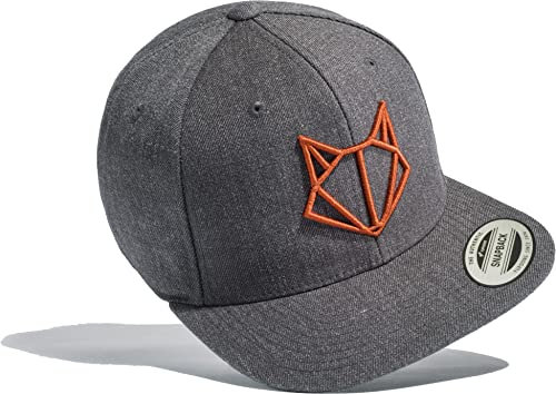 Cap Flexfit Snapback : Fuchs - Kappe Herren & Damen (Roter Stick)