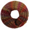 LIERYS Jasila Loopschal Damen - Mehrfarbiger Rundschal mit Schurwolle - Strickschal Made in Germany - Damenschal - Waschbarer Schal - Winterschal hellbraun One Size