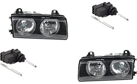 Johns, Scheinwerfer passend für BMW 3er E36 09/94-04/99 FF H7 Links Rechts + Stellmotor