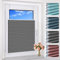 BelleMax Wabenplissee ohne Bohren Verdunkelung Thermo Plissee Klemmfix, Grau-weiß 90x130 cm (BxH), 100% Blickdicht Verdunklungsplissee, Schallschutz Sonnenschutz Doppelplissee für Fenster