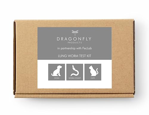 Dragonfly Products Worm Count Test Kit for Dogs & Cats, Freepost Mailer Kit | natural worming approach, results within 5 days, all ages & breeds, Lung