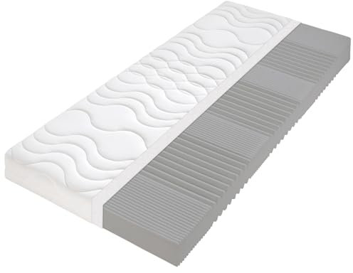 BeCo Matratze, Medibett Standard KS, Komfortschaum, Oeko-TEX Standard 100, Made in Germany, 100 Nächte Testschlafen (H3 (81-100 kg), 140 x 200 cm)