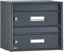 Banjado® Burg Wächter Briefkasten/Briefkasten 2 Parteien/Wandbriefkasten anthrazit/Wandbriefkasten erweiterbar/Briefkasten mit Namensschild
