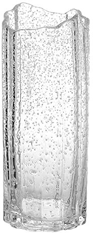 Leuchtende Blumenvase aus Glas, Fluoreszierendes Design, Ideal Hydrokulturblumen und Dekorative Tafelaufsätze, Leuchtet Im Dunkeln (Groß)