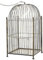 Deko Laterne Vogelkäfig aus Eisen Gold 62 cm Vintage Look Antik Optik Comoros