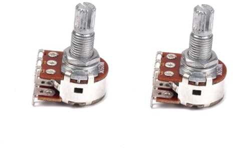 TOYANDONA 2pcs Guitar Accessory Dual Pot Guitar Potentiometer Volume Potentiometer