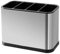 4 en 1 Porte Ustensile Cuisine, 18x8,6x13cm, Organisateur d'Ustensiles en Acier Inoxydable avec Base Séparateur Amovible, Porte Couverts de Table 4 Compartiments, Porte Cuillère Gadgets pour Comptoir