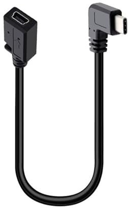 Cavo adattatore da mini USB femmina a tipo C maschio, convertitore cavo di conversione, supporta ricarica 5 V2 A e trasferimento dati 480 Mbps