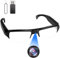 Mini Cámara Espía Oculta HD 1080P, Gafas con Cámara Oculta sin WiFi, Microcámara Espía Camuflada con Grabación de vídeo y Audio, Spy Camaras Invisibles para Actividades de Interior y Exterior