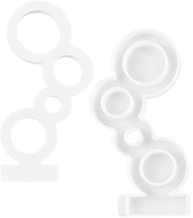 Soporte de velas de silicio multifuncional tipo té de té de silicio | Tipo de candelabro de silicona Tipo de silicona Tipo de candelabro Gyple -Type Silicon Candeler, Candelador de luz de té de silici