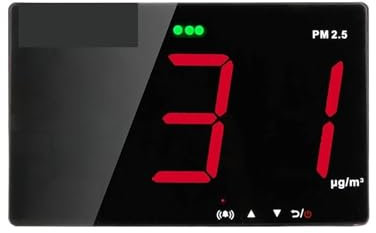 Luftqualitätsmonitor für Innenräume Gasanalysatoren Gasdetektor Luftqualitätsmonitor Wand PM2.5-Detektor CO2-Messgerät PM 2.5 Smart Sensor-Gasdetektor for brennbare Stoffe