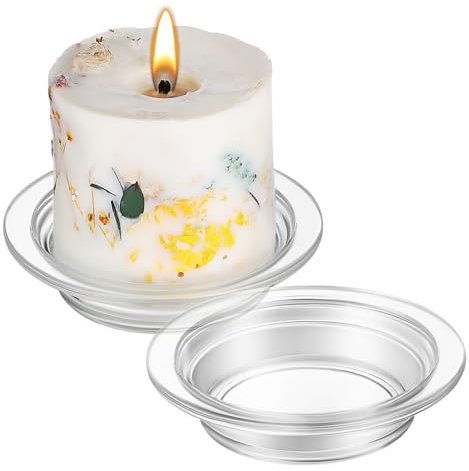 DECHOUS 2 Stücke Wachs Meting Liner Tablett Wiederverwendbare Wachs Heizung Liner Tablett Aromatherapie Öl Lampe Tablett