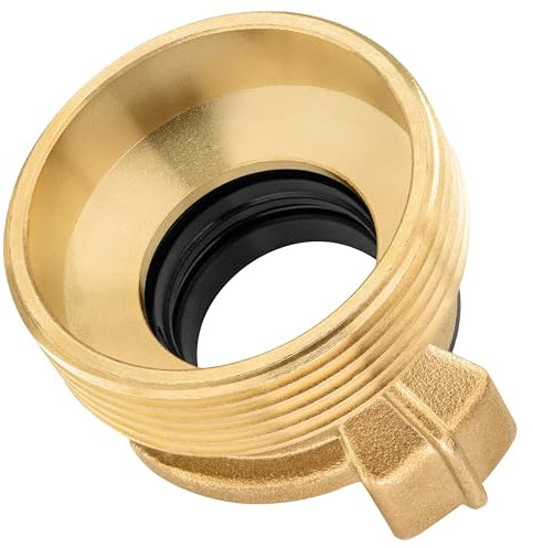 Poppstar Raccord Rapide en Laiton 1 1/2 pouce Filetage Mâle (filetage G 1 1/2 avec raccord à griffes système Geka)
