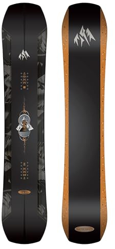 JONES - Mountain Twin Pro Herren Snowboards Directional All Mountain, ideal zum Slashen, Jibbing und Springen, Größe 162W, Farbe: Schwarz