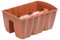 Blumenkasten Balkonkasten Geländerkasten Blumentopf Balkontopf 5 Farben 39cm von rg-vertrieb (Terrakotta)