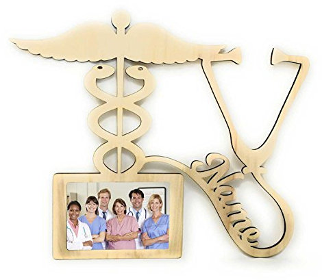 Doktor Wand Bilderrahmen mit Namen als Geburtstagsgeschenk Abschiedsgeschenke Deko Geschenke Arzt Arzthelferin Mediziner Medizin