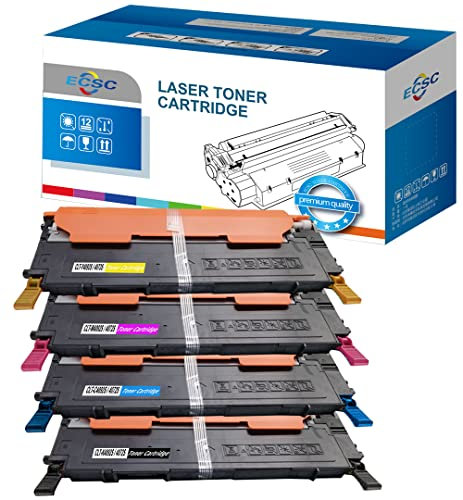 ECSC kompatibel Toner Patrone Ersatz für Samsung CLP-320 CLP-320N CLP-325 CLP-325W CLX-3180 CLX-3180FN CLX-3180FW CLX-3185 CLX-3185FN CLX-3185FW CLX-3185N CLX-3185W CLT-4072S (B/C/M/Y, 4-Pack)